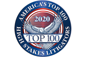 America's Top 100 High Stakes Litigators - Badge