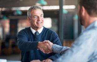 Men shaking hands